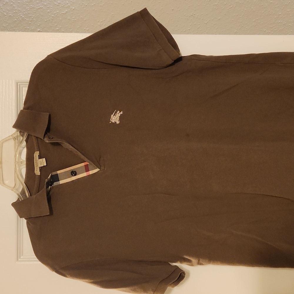 Mens Burberry Short Sleeve Polo (L)